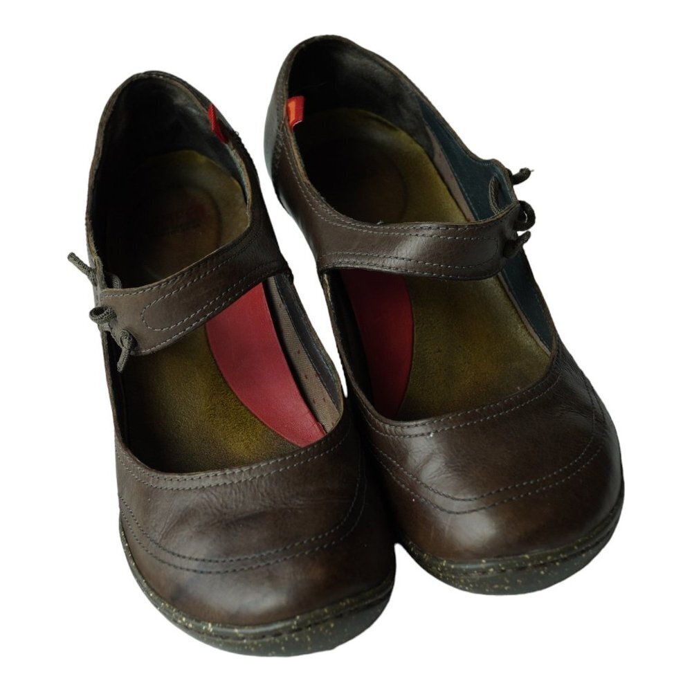 Camper Brown Leather Heels